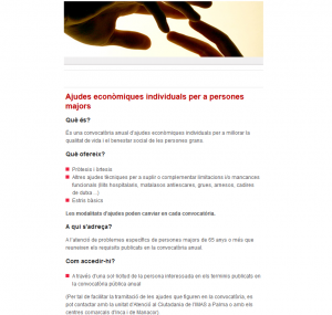 Ajudes individuals